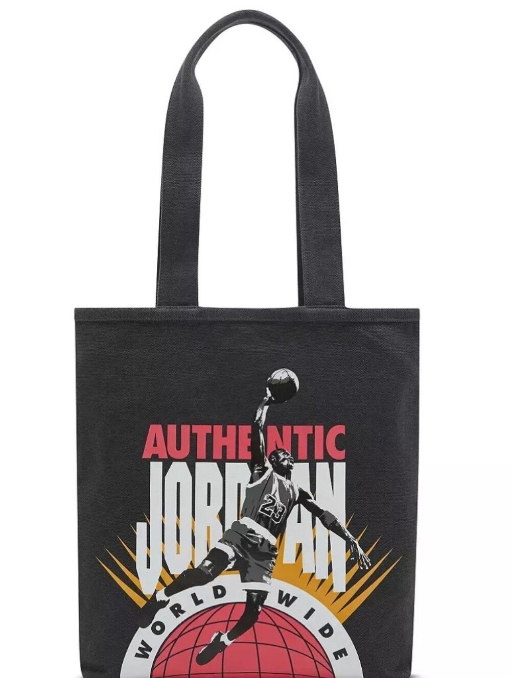 Jordan Graphic Tote Bag- Black